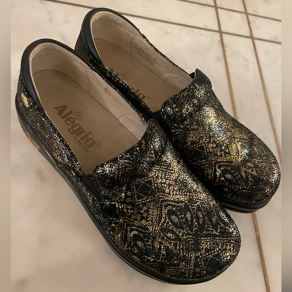 Algeria clogs Kel-676 black and gold Size 36 - Picture 3 of 11